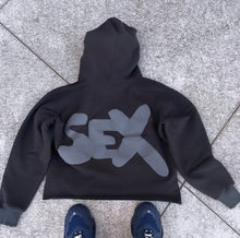 Load image into Gallery viewer, Grey Starboi Cropped Hoodie
